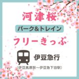 「河津桜 パーク&トレインフリーきっぷ」が登場